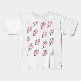 Beautiful Flower Pattern Kids T-Shirt